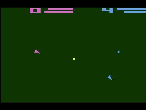 Screenshot of Space War for Atari 2600